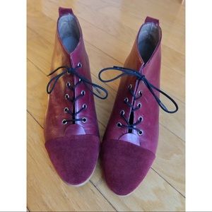 About Arianne Burgundy Booties